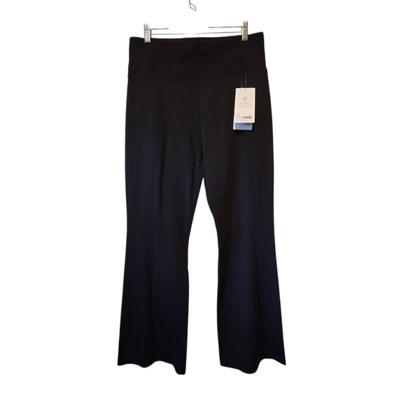 Athleta Pants - Athleta NWT Delancey Flare Pants Women's LG Black #986044 Work Office Stretch